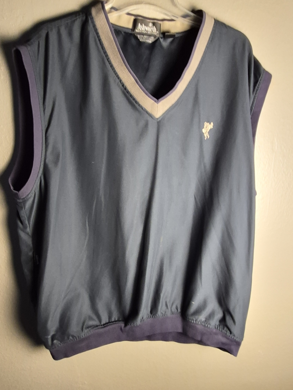 Ashworth Navy Sleeveless V-Neck Vest